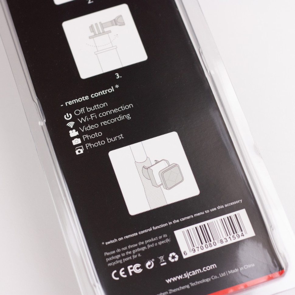 Пульт ДУ с моноподом SJCAM Remote Control Selfie Stick для SJCAM
