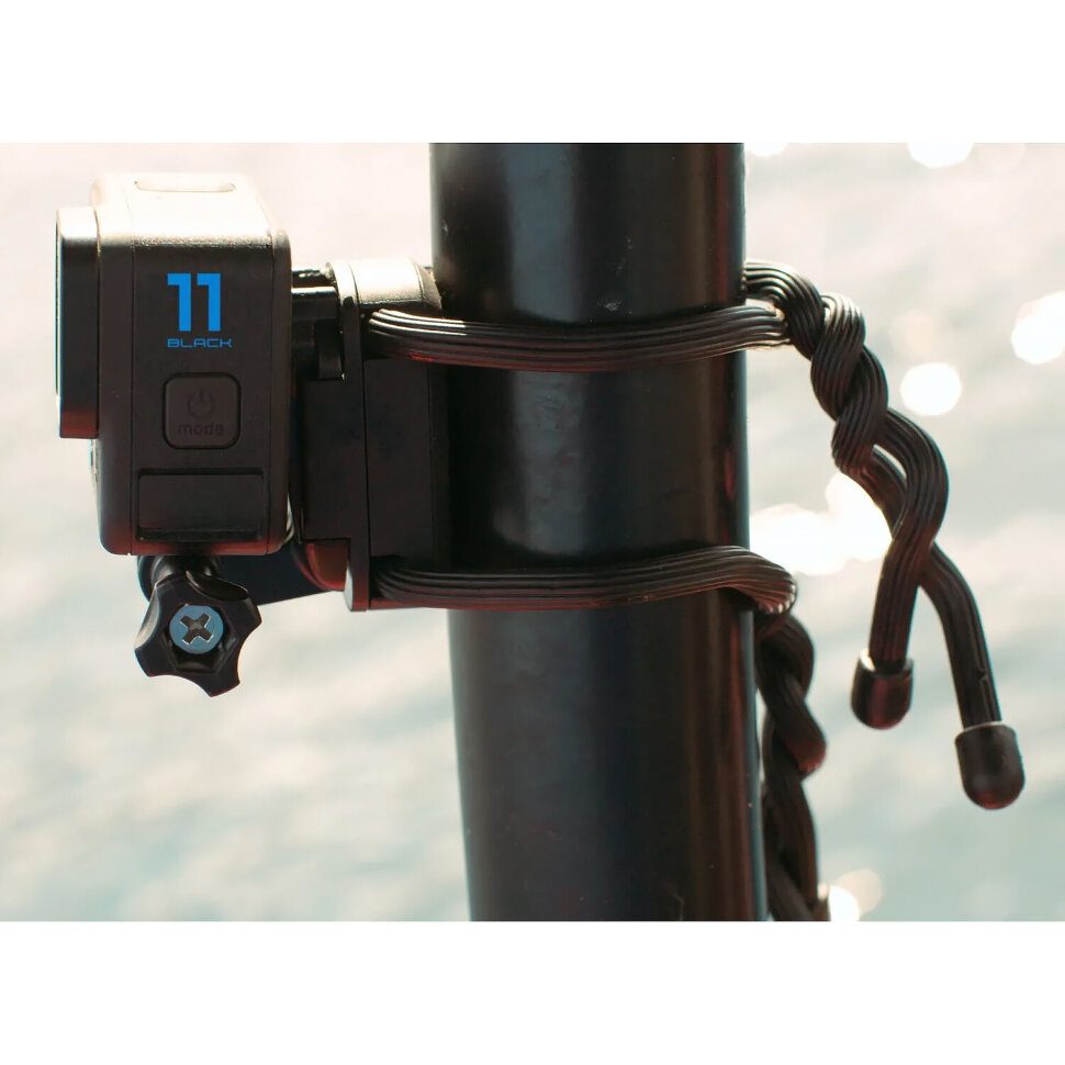 Гибкое крепление GoPro Flexible Grip Mount with Gear Ties для HERO 13, HERO 12, HERO 11, HERO 10a (AGRTM-002)